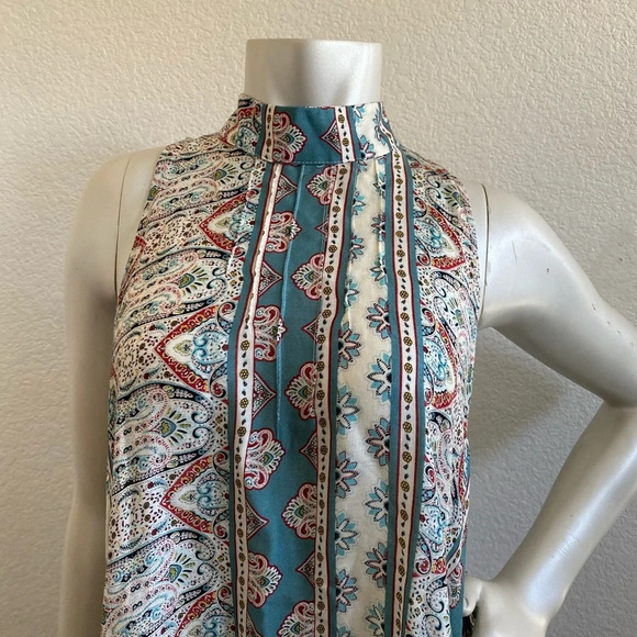 Intimately Free People Mock Neck Slip Dress Boho Large - Picture 2 of 13